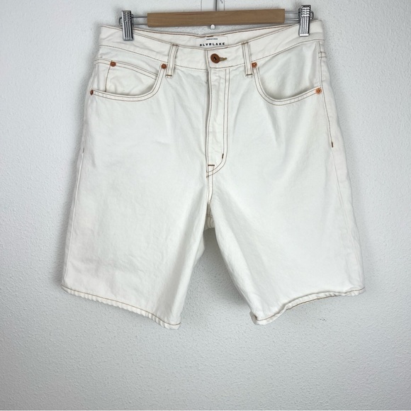 SLVRLAKE London Relaxed Denim Jean Short Shorts 29 - Picture 2 of 8
